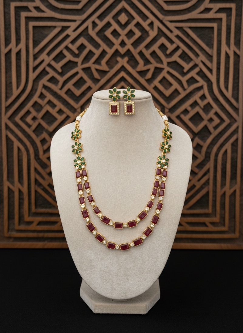 Double Layered Stone Chain