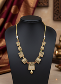 AD square necklace