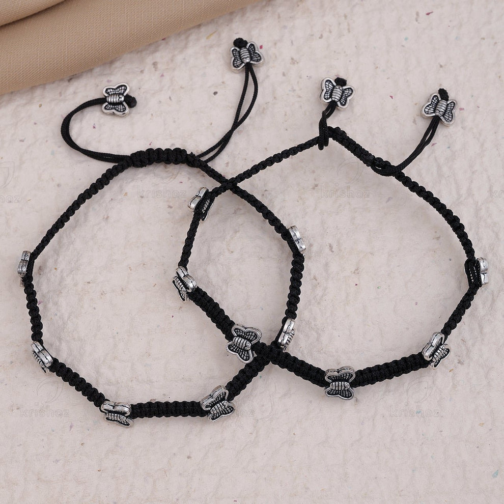 Butterfly Threaded Anklet