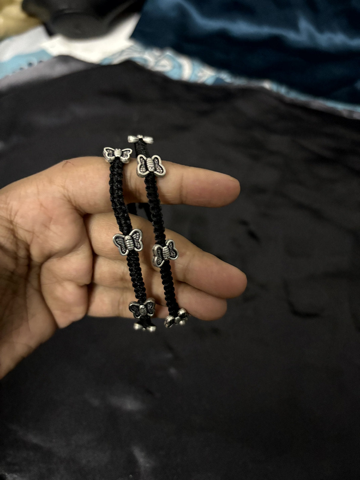 Butterfly Threaded Anklet